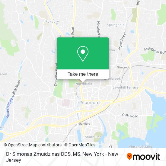 Mapa de Dr Simonas Zmuidzinas DDS, MS