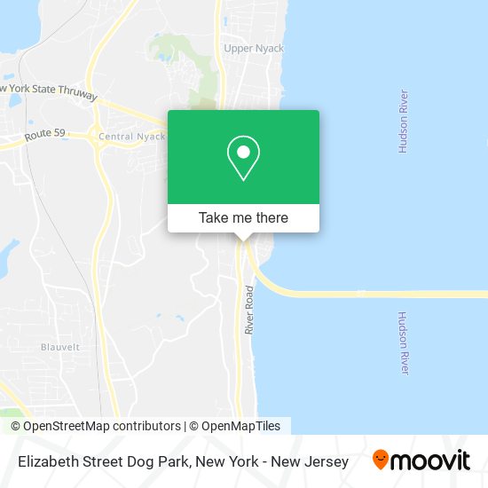 Elizabeth Street Dog Park map