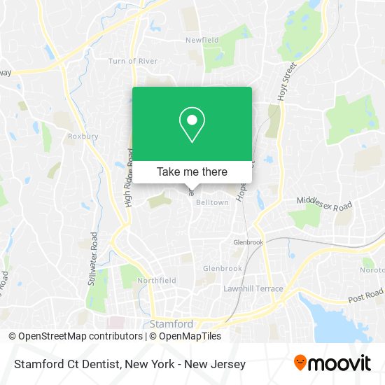 Mapa de Stamford Ct Dentist