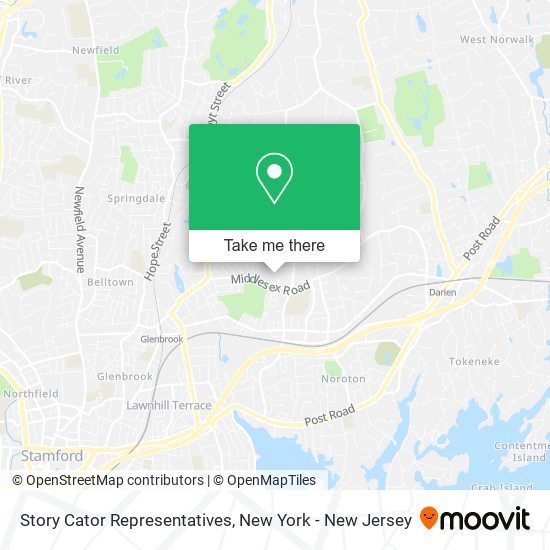 Story Cator Representatives map
