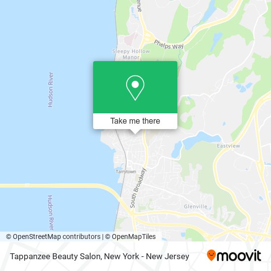 Tappanzee Beauty Salon map