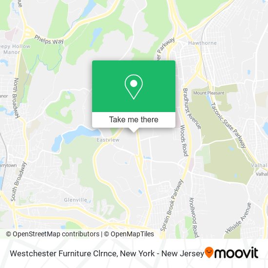 Westchester Furniture Clrnce map