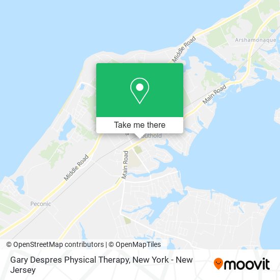 Mapa de Gary Despres Physical Therapy