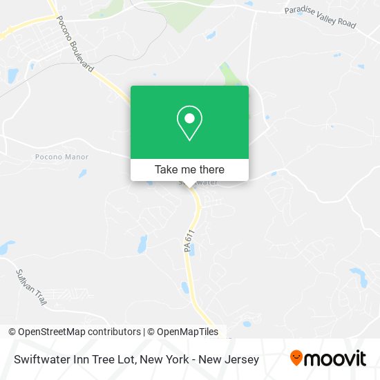 Mapa de Swiftwater Inn Tree Lot