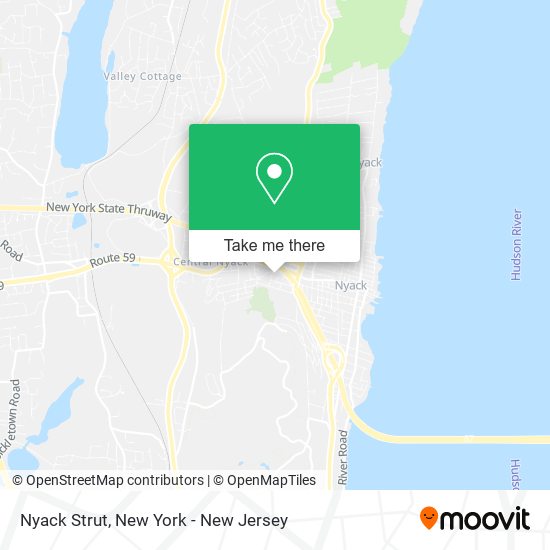 Nyack Strut map