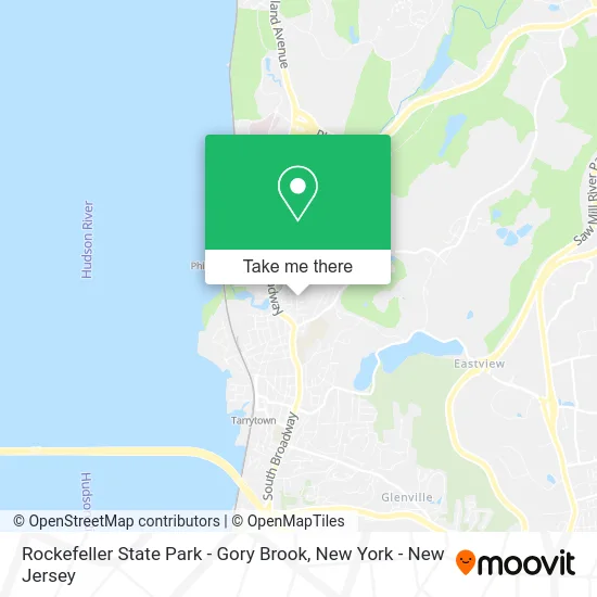 Rockefeller State Park - Gory Brook map