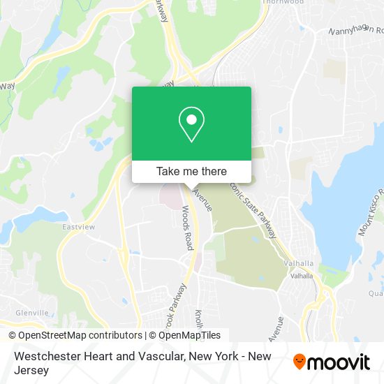 Westchester Heart and Vascular map