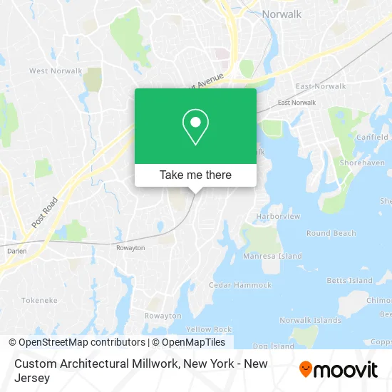 Custom Architectural Millwork map