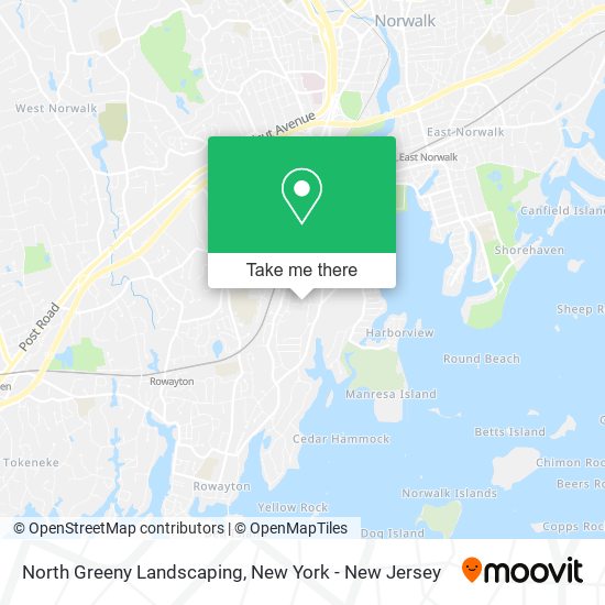 North Greeny Landscaping map