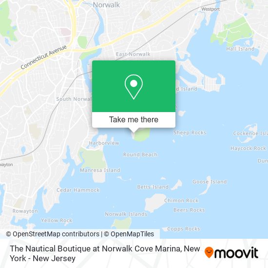The Nautical Boutique at Norwalk Cove Marina map