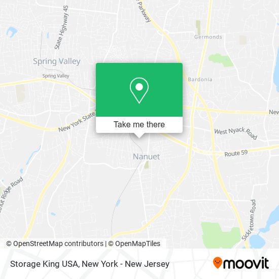 Storage King USA map