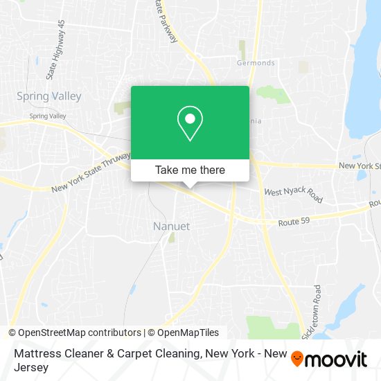 Mattress Cleaner & Carpet Cleaning map