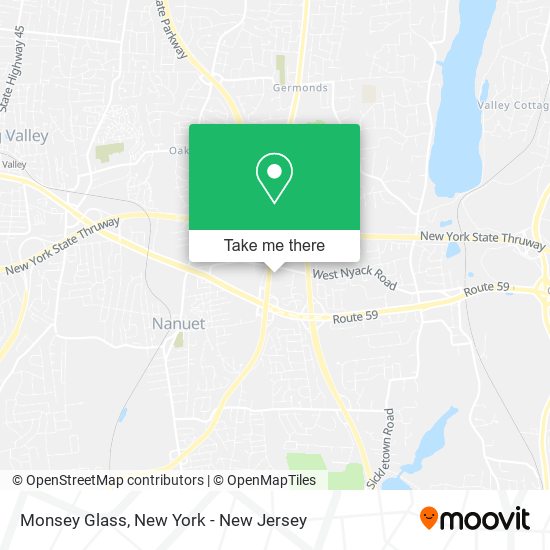 Mapa de Monsey Glass