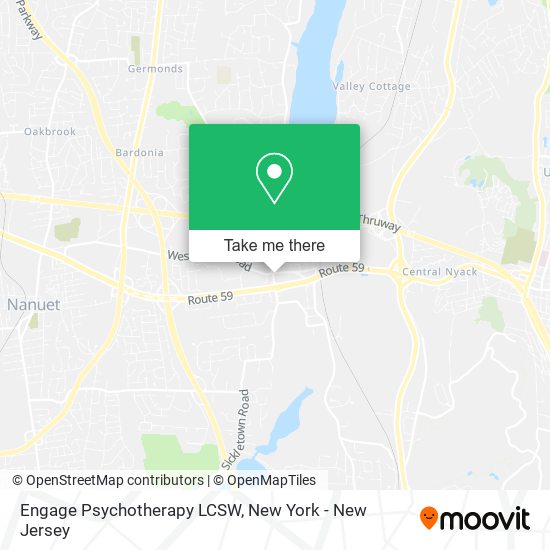 Mapa de Engage Psychotherapy LCSW