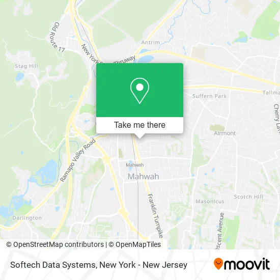 Mapa de Softech Data Systems