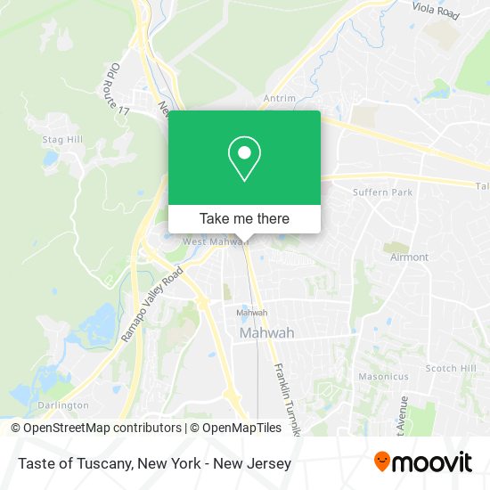 Mapa de Taste of Tuscany