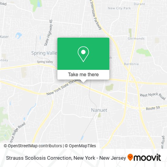 Strauss Scoliosis Correction map