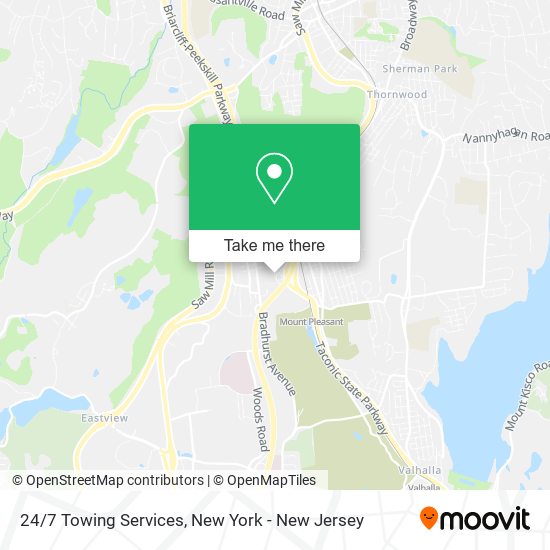 Mapa de 24/7 Towing Services