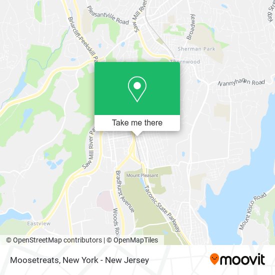 Moosetreats map