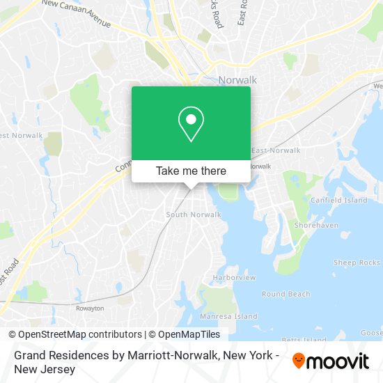 Grand Residences by Marriott-Norwalk map