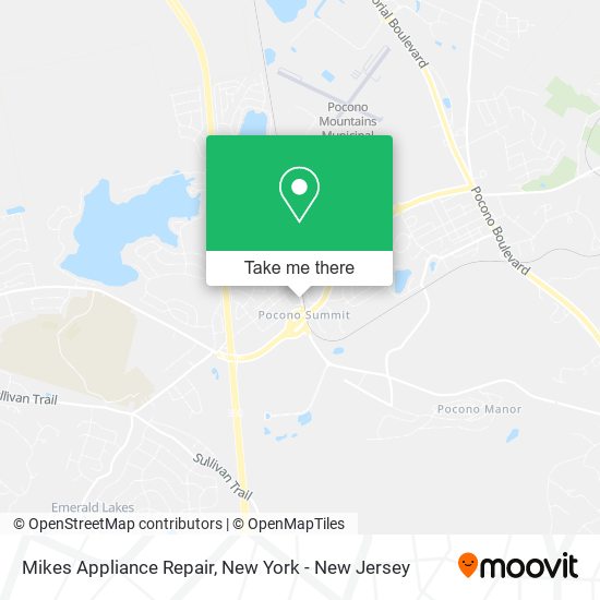 Mikes Appliance Repair map