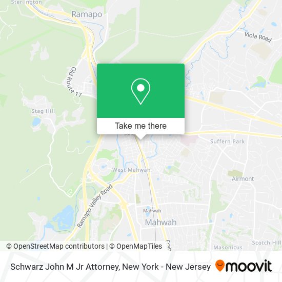 Mapa de Schwarz John M Jr Attorney