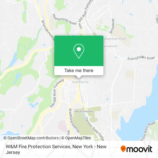 W&M Fire Protection Services map