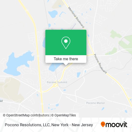 Mapa de Pocono Resolutions, LLC