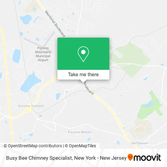 Busy Bee Chimney Specialist map