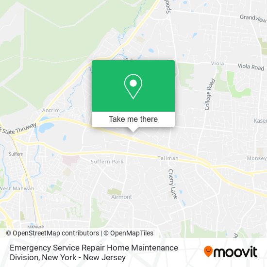Mapa de Emergency Service Repair Home Maintenance Division
