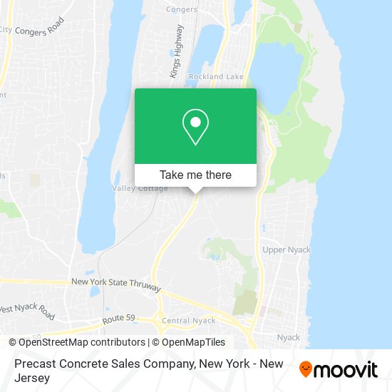 Precast Concrete Sales Company map