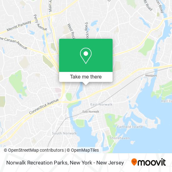 Norwalk Recreation Parks map