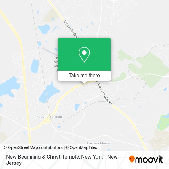 New Beginning & Christ Temple map