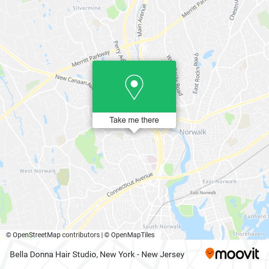 Bella Donna Hair Studio map