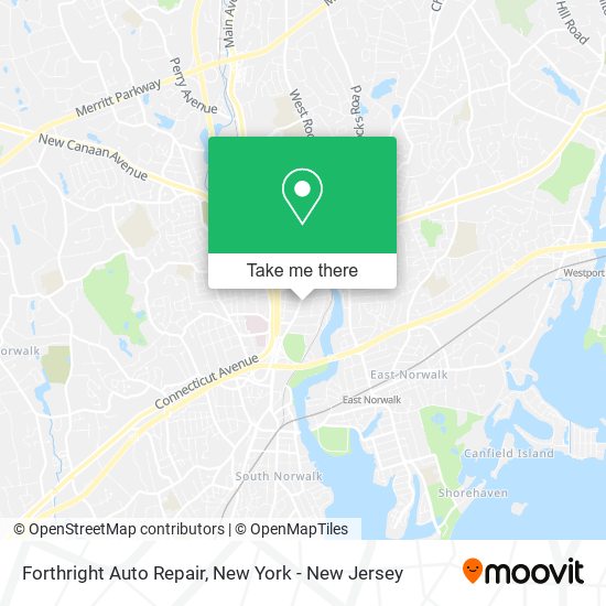 Mapa de Forthright Auto Repair