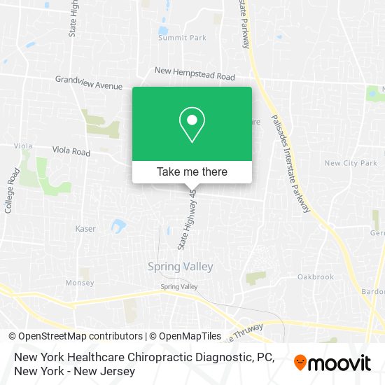 Mapa de New York Healthcare Chiropractic Diagnostic, PC