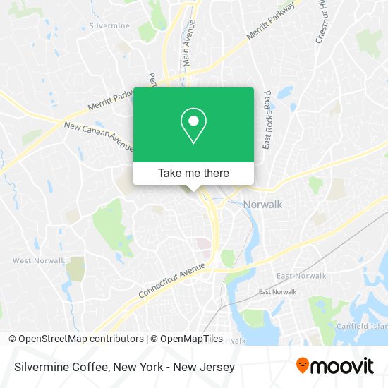 Mapa de Silvermine Coffee