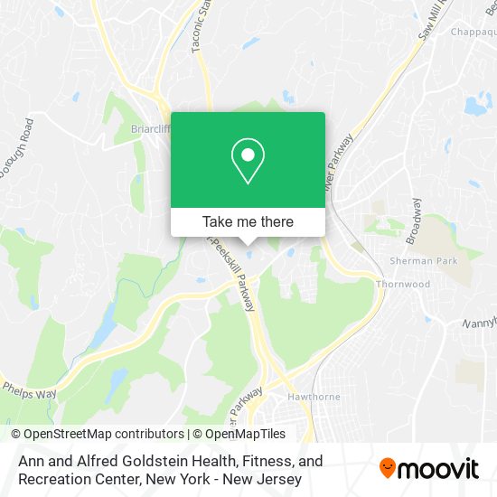 Ann and Alfred Goldstein Health, Fitness, and Recreation Center map