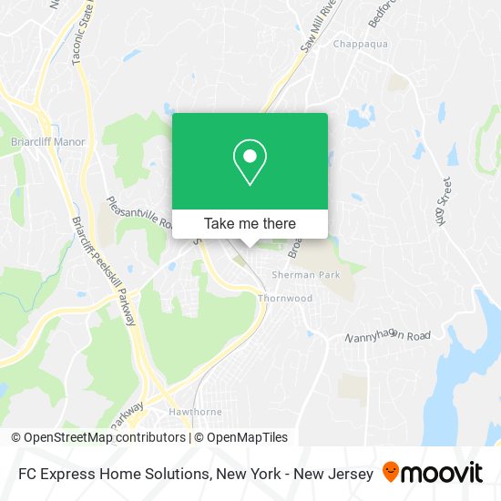 FC Express Home Solutions map