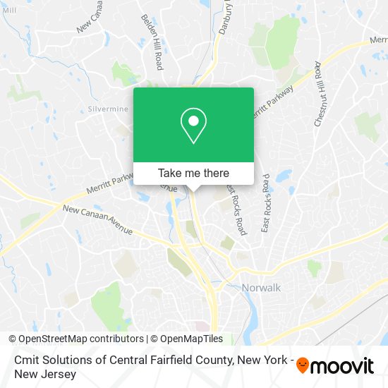 Cmit Solutions of Central Fairfield County map