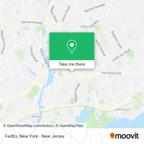 FedEx map
