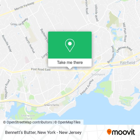 Mapa de Bennett's Butter