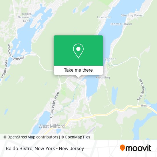Mapa de Baldo Bistro