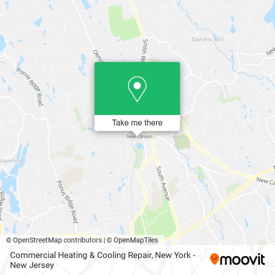 Commercial Heating & Cooling Repair map