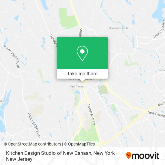 Kitchen Design Studio of New Canaan map