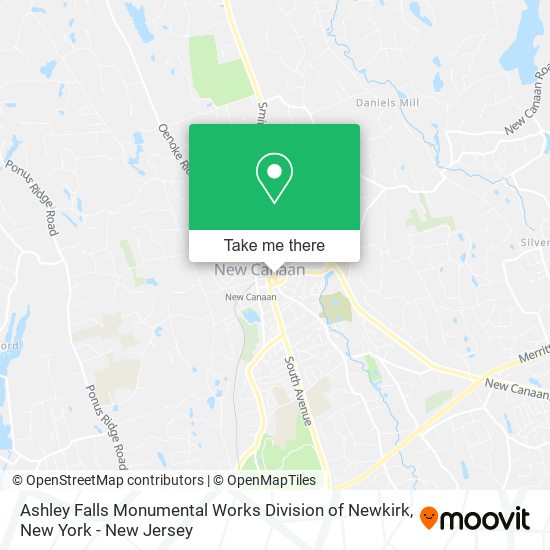 Ashley Falls Monumental Works Division of Newkirk map