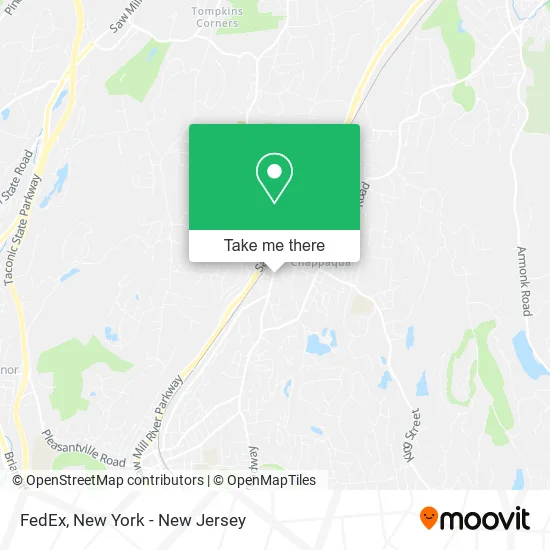 FedEx map