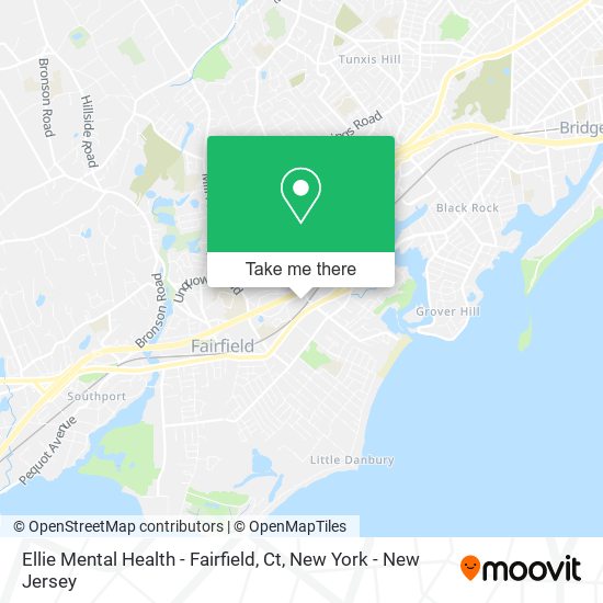 Mapa de Ellie Mental Health - Fairfield, Ct