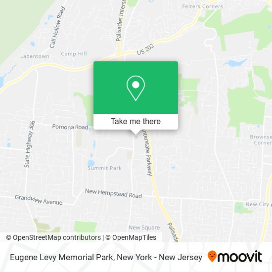 Eugene Levy Memorial Park map