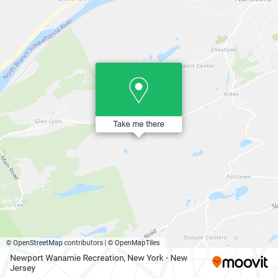 Mapa de Newport Wanamie Recreation
